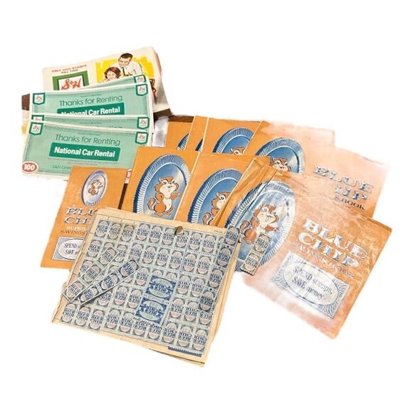 S & H stamps , vintage full books & empty Blue Chip stamps - Picture 4 of 9